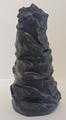 Black twist vase by Ray Toms